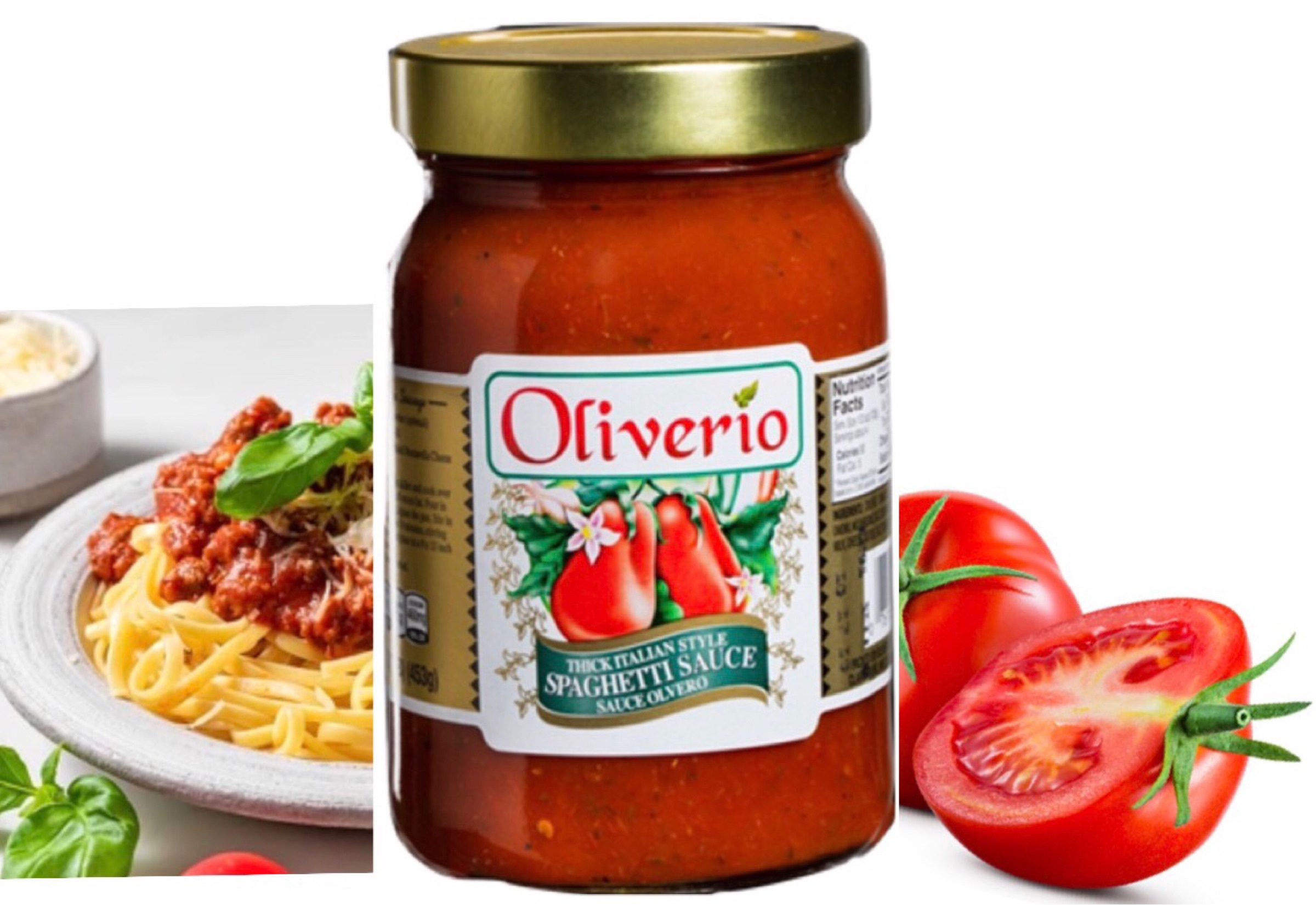 Oliverio Thick Italian Style Spaghetti Sauce Sauce Olivero