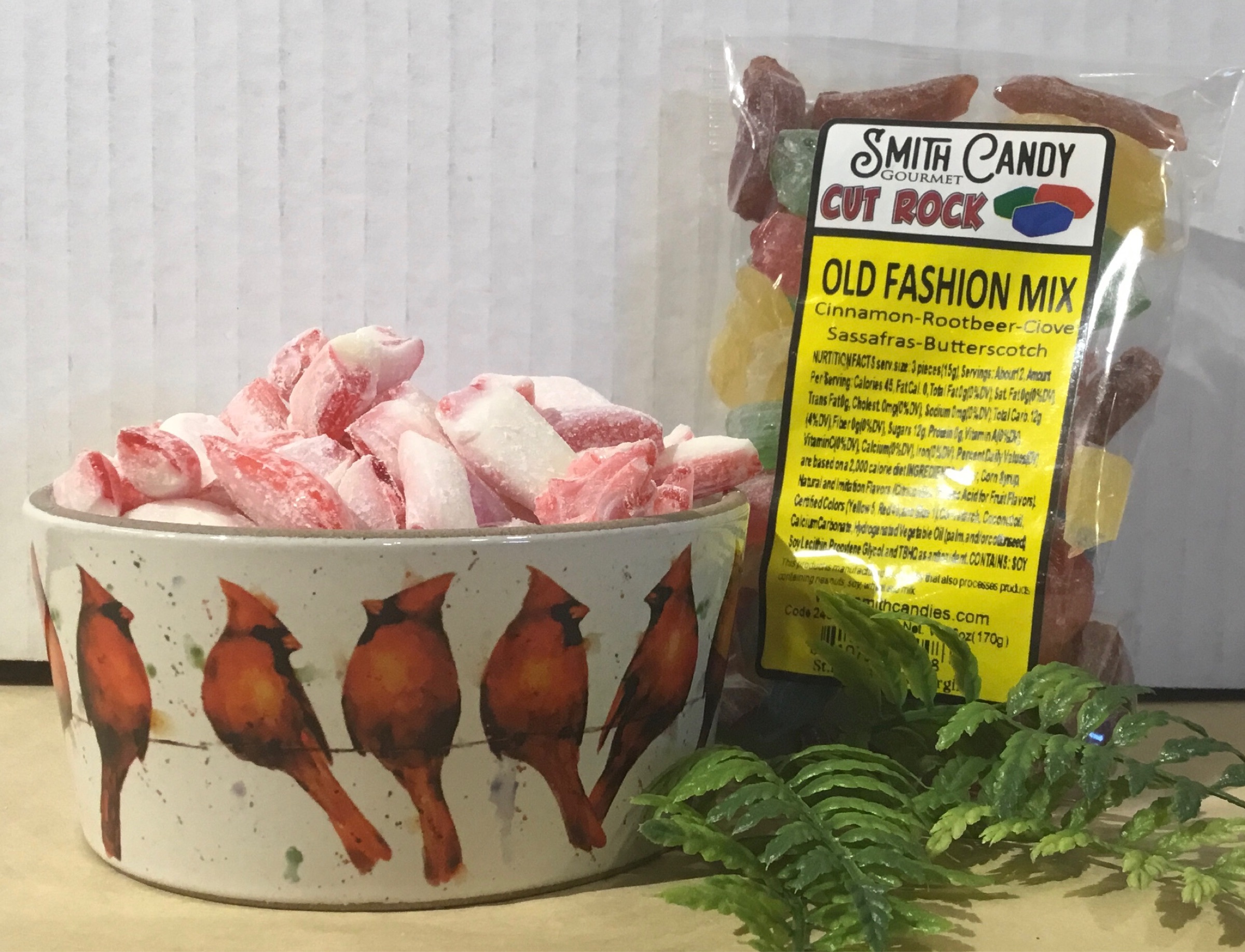 Gourmet Cut Rock Candy Old Fashion Mint